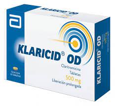 Klaricid-OD (Biaxin) 500 mg 10 Tabs, Clarithromycin