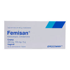 Femisan 3D 800/100m Vaginal 3 Caps, Clindamycin, Ketoconzol