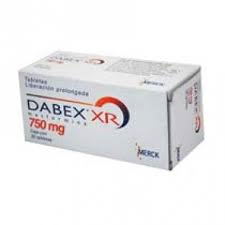 Dabex-XR 750mg 30 tabs, Metformin