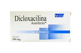 Generic Dicloxacillin (Amifarin) 500 mg 12 Tabs